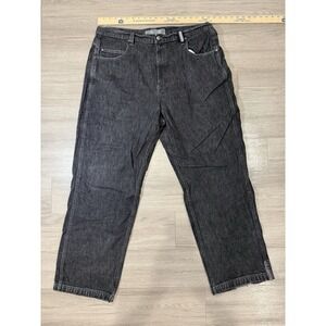 Jordan Jeans Men's 40x34‎ Black Distressed Y2K Baggy Denim